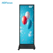 Zatvoreni podni zaslon za prikaz digitalnih natpisa cijelog zaslona